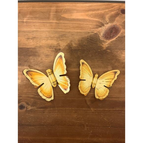 Vintage Copper Butterfly Wall Art Set of 3 – Boho MCM Metal Wall Decor - Picture 5 of 7